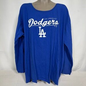 Los Angeles Dodgers MLB Fanatics Blue Long Sleeve T-Shirt Women's 4XL